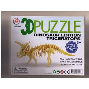 Triceratops Dinosaur 3D Puzzle by Toysmith -